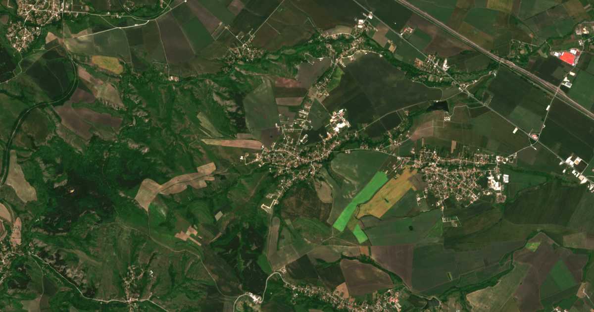 Mapa por satélite de Herakovo