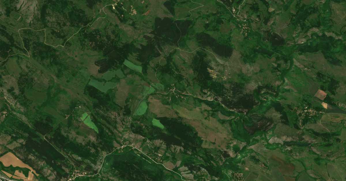 Mapa por satélite de Čepǎrlinci