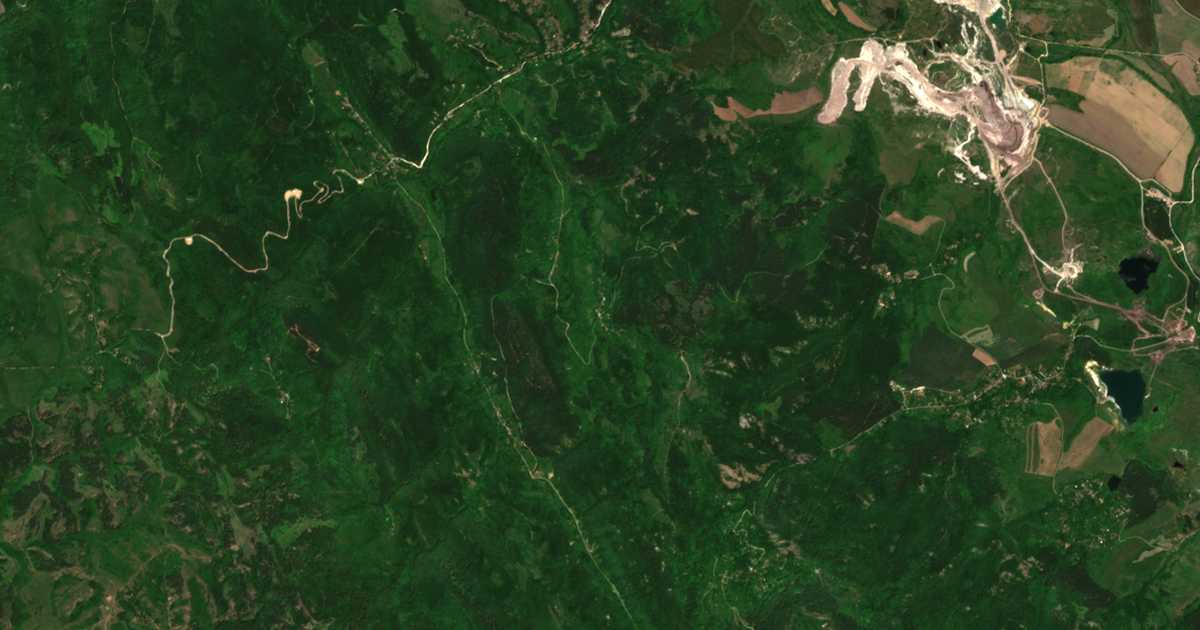 Mapa por satélite de Dreatin