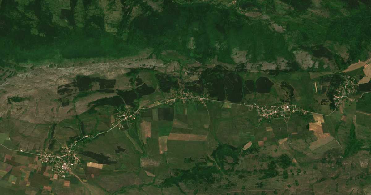 Mapa por satélite de Malo Malovo