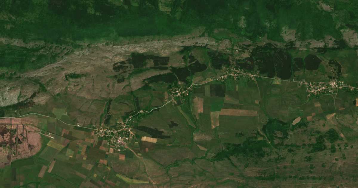 Mapa por satélite de Rajanovci