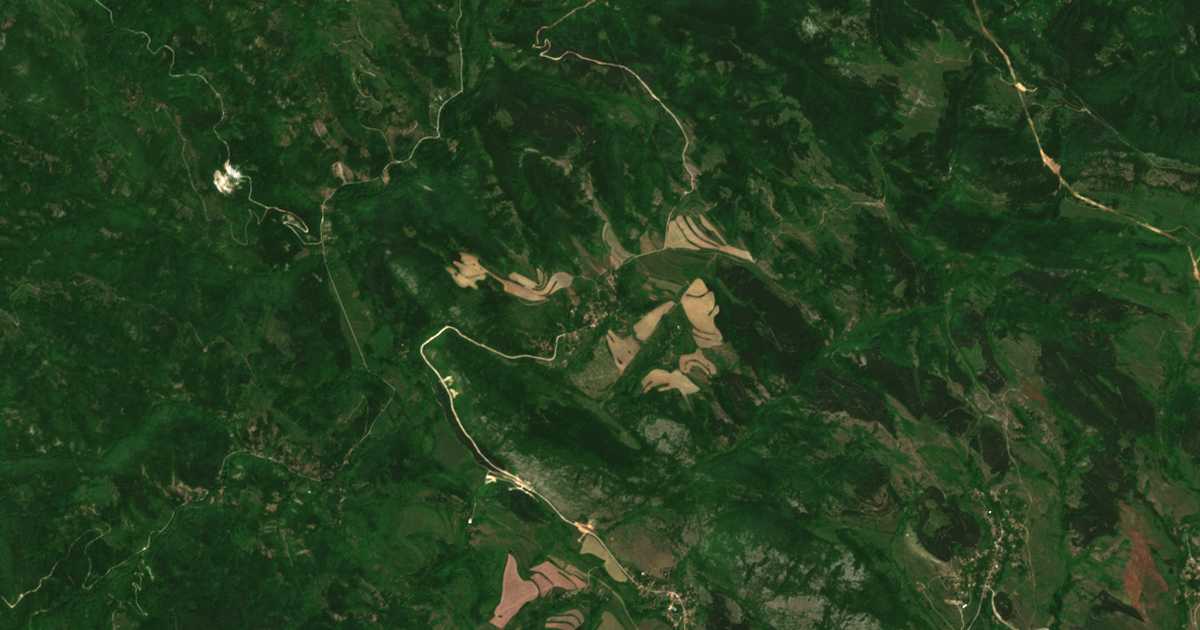 Mapa por satélite de Višan