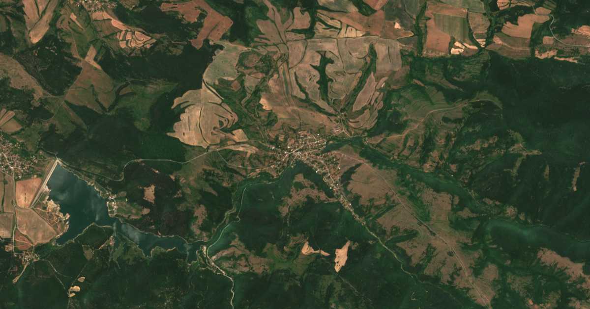 Mapa por satélite de Golema Rakovica