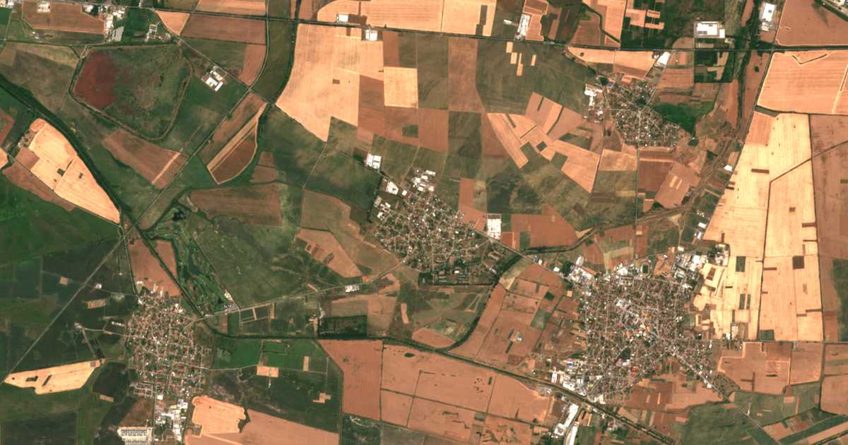 Mapa por satélite de Musačevo
