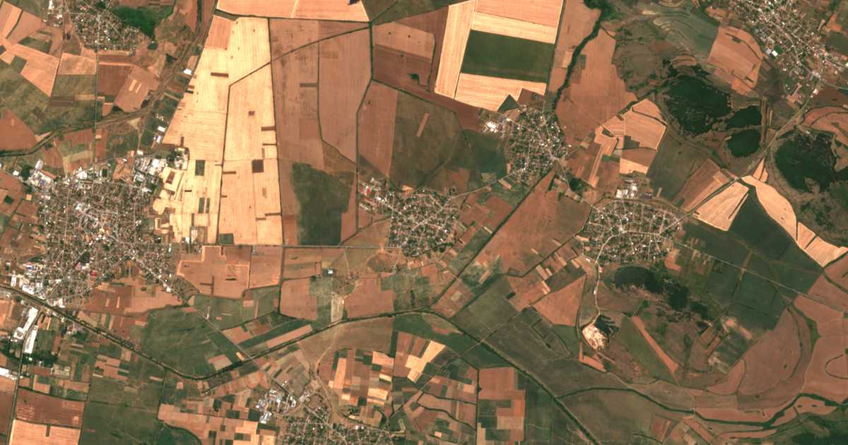 Mapa por satélite de Petkovo