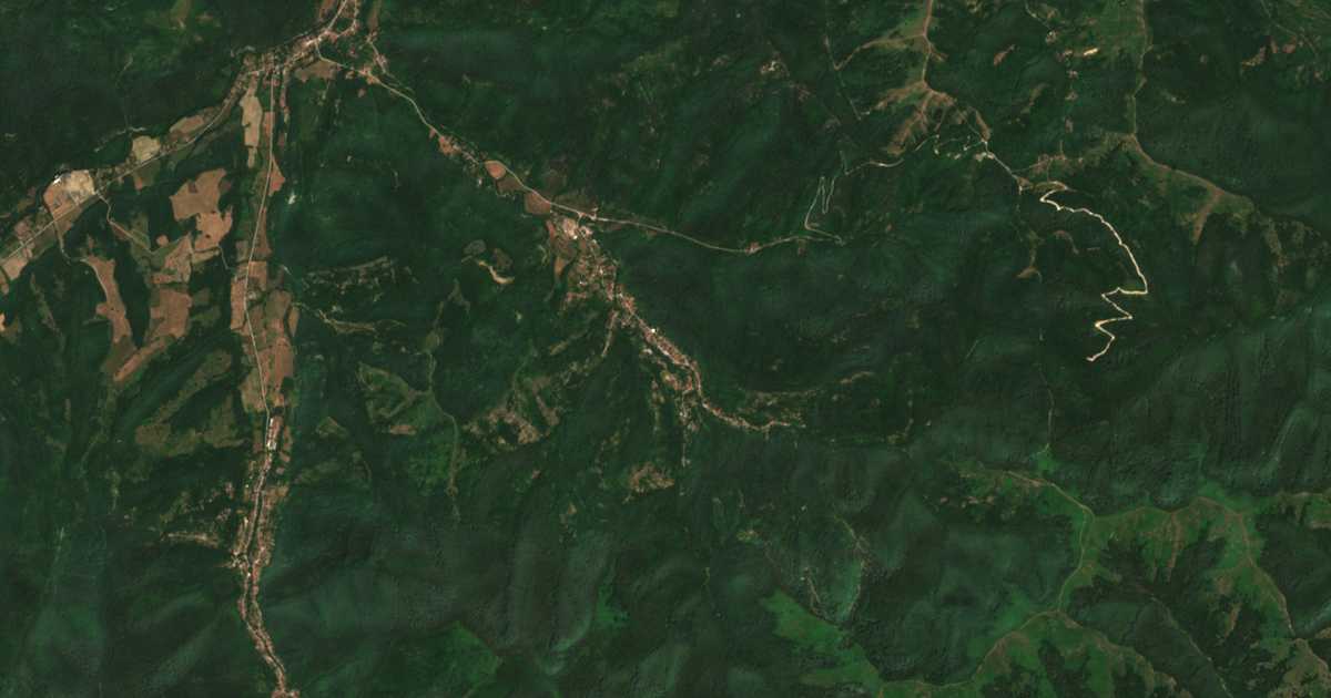 Mapa por satélite de Brusen