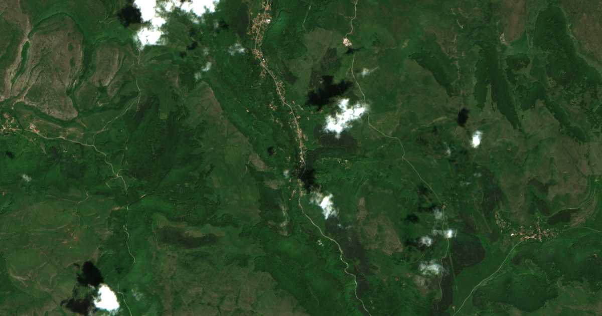 Mapa por satélite de Ginci