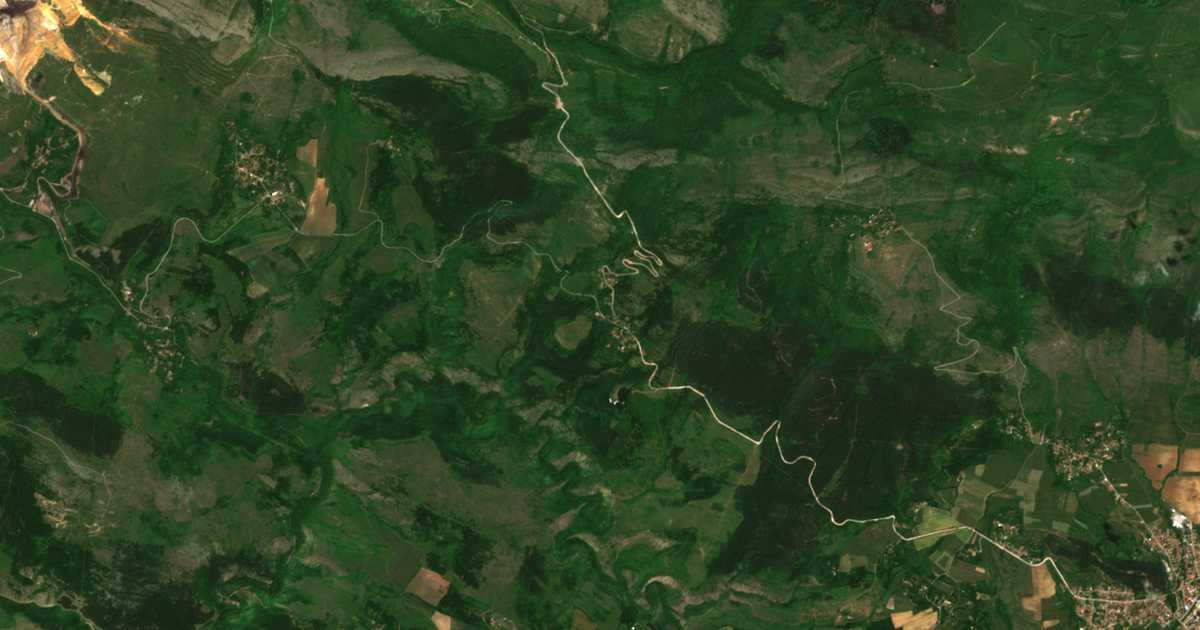 Mapa por satélite de Ropot