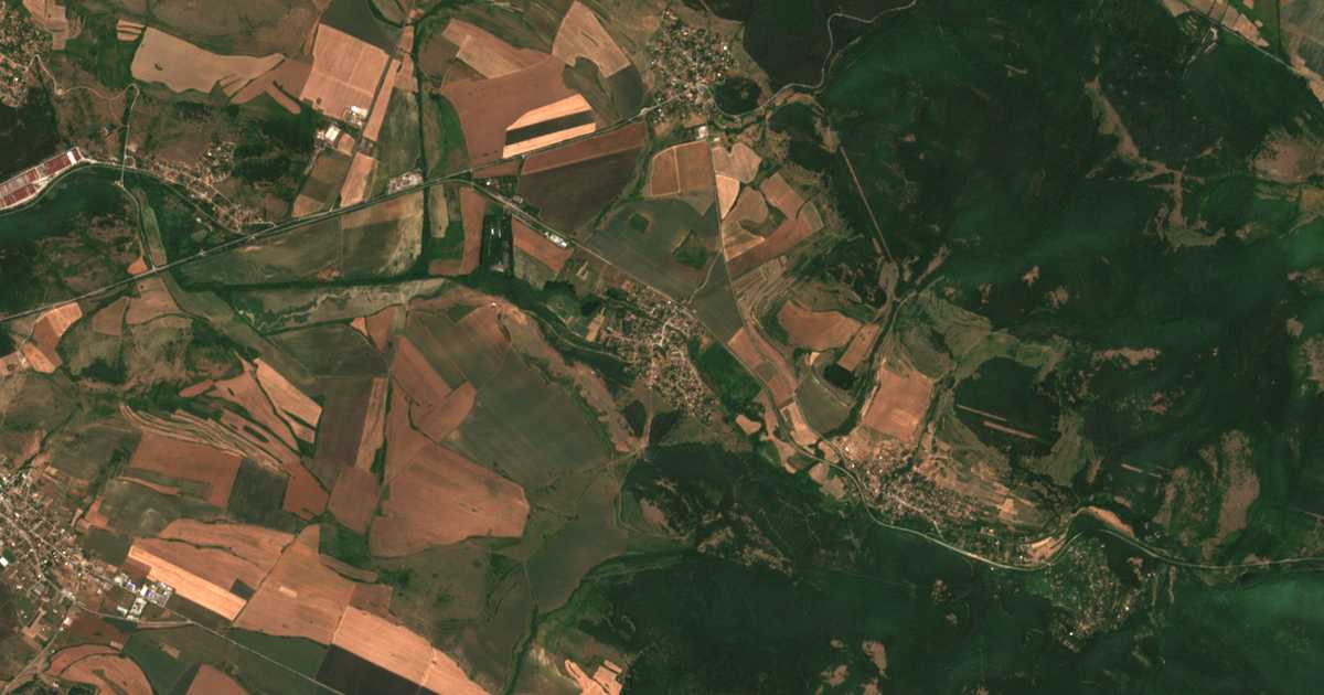 Mapa por satélite de Čekančevo