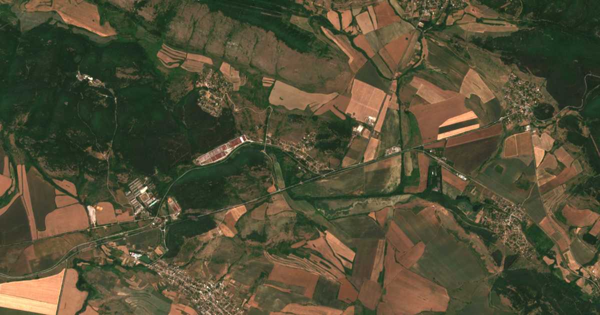 Mapa por satélite de Neguševo