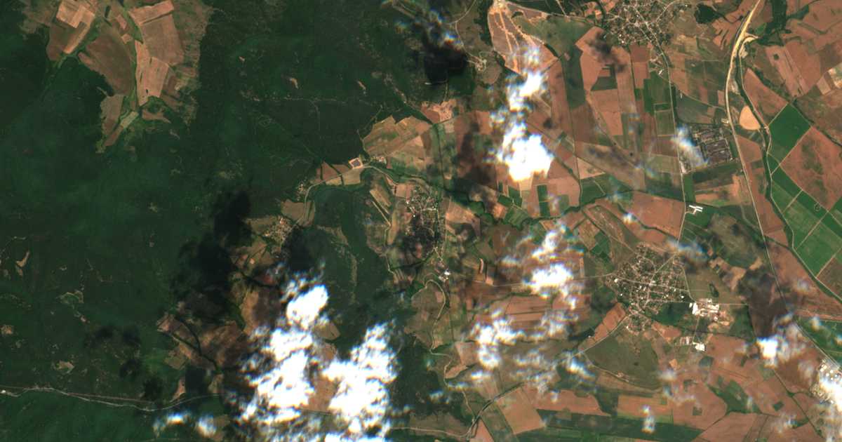 Mapa por satélite de Boerica