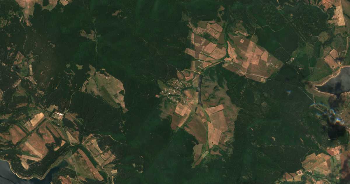 Mapa por satélite de Borika