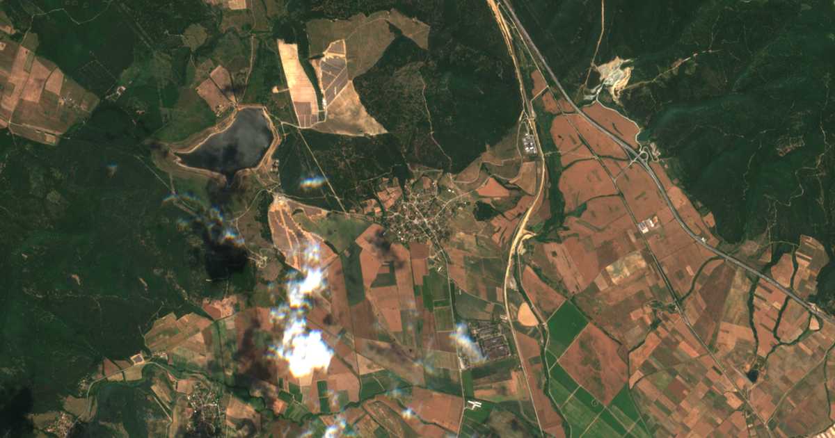 Mapa por satélite de Verinsko