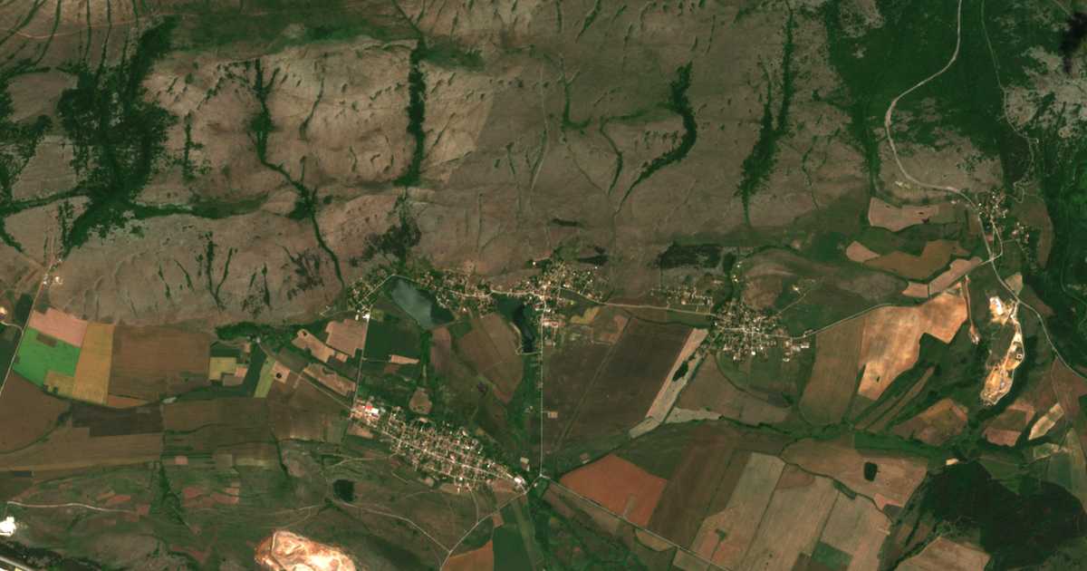 Mapa por satélite de Bezden