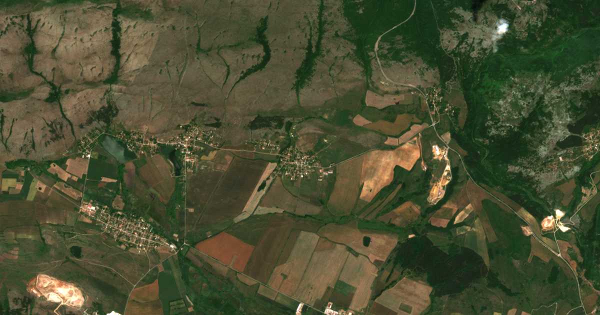 Mapa por satélite de Bogjovci