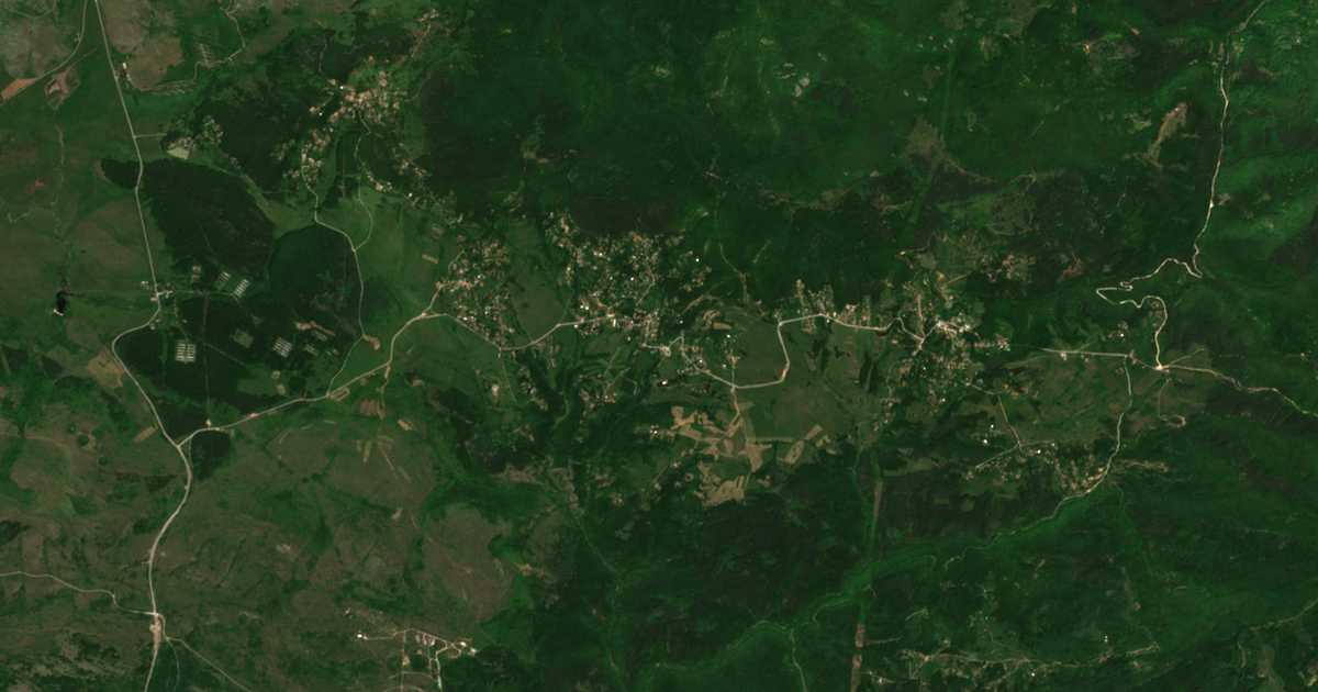Mapa por satélite de Drǎmša