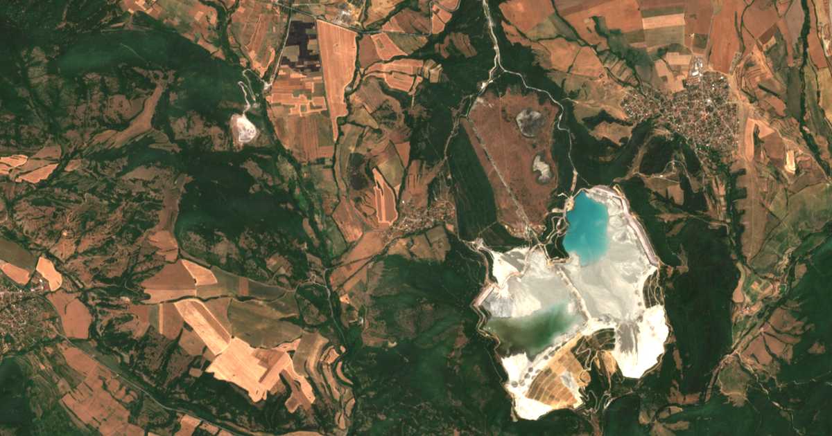 Mapa por satélite de Benkovski