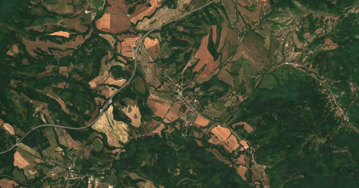 Mapa por satélite de Džurovo