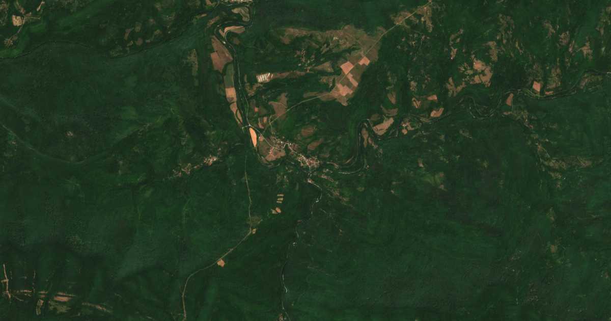 Mapa por satélite de Kalugerovo