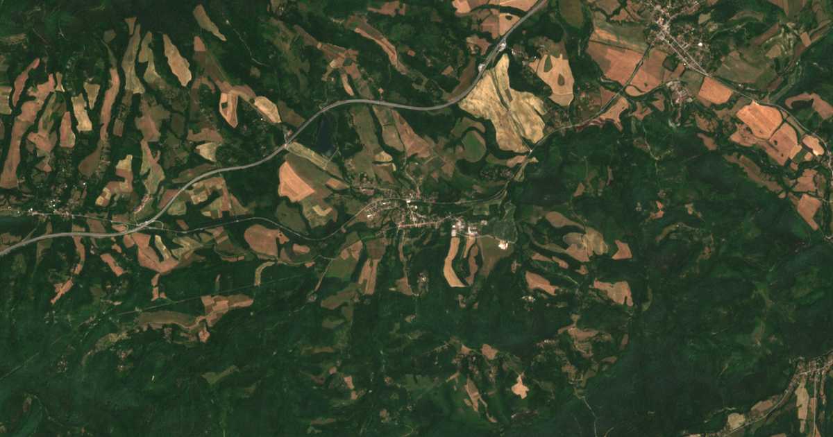 Mapa por satélite de Osikovica