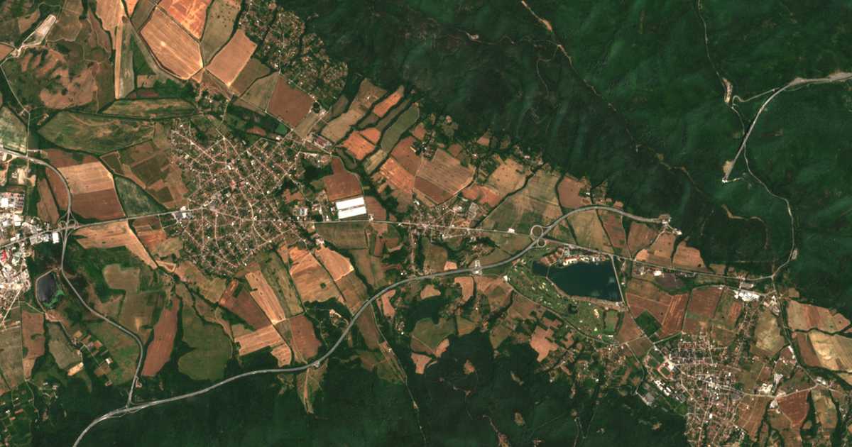 Mapa por satélite de Razliv