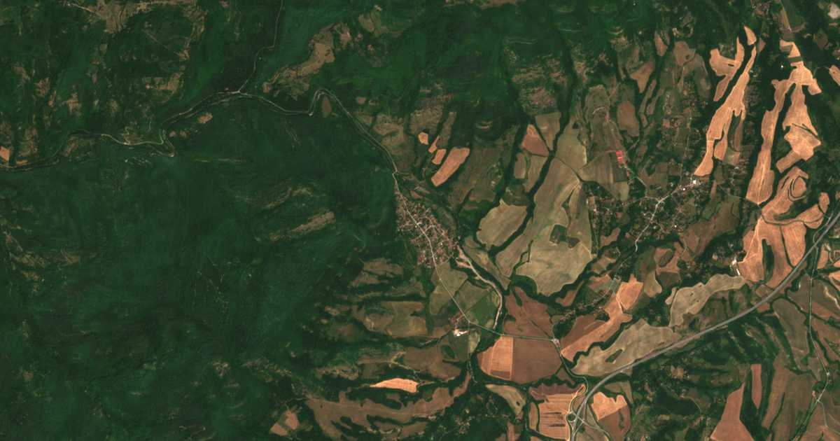 Mapa por satélite de Vidrare