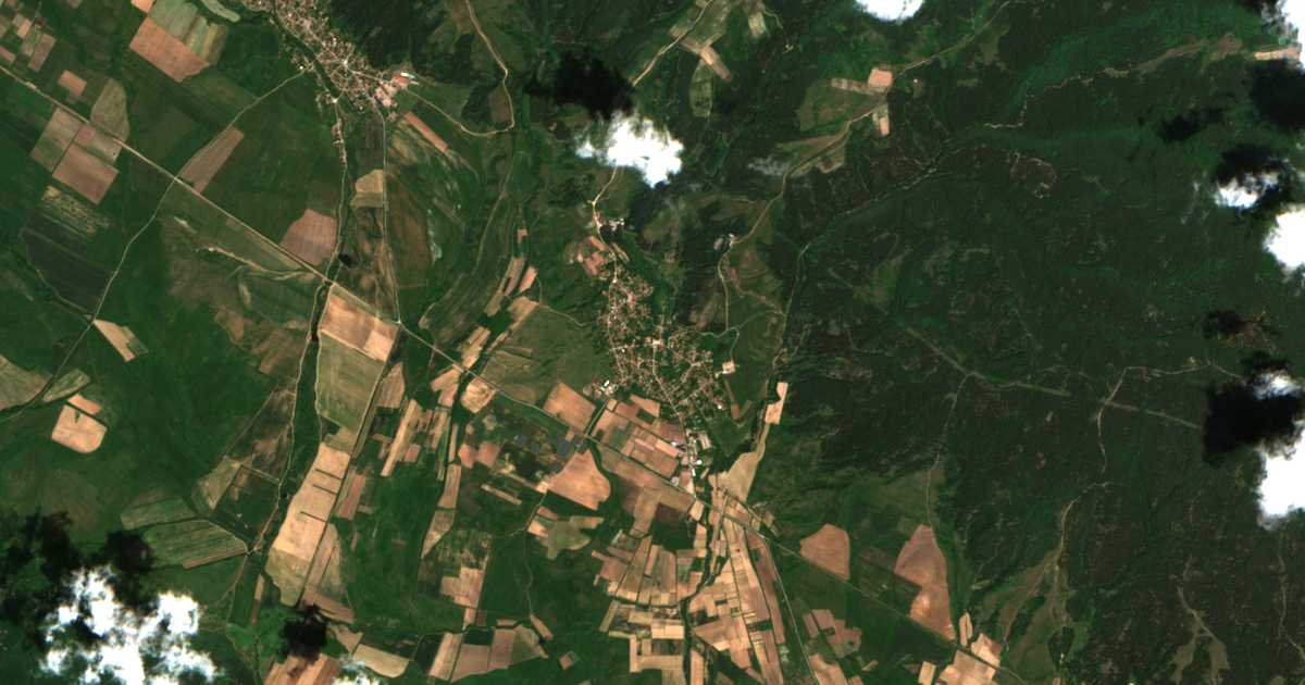 Mapa por satélite de Alino