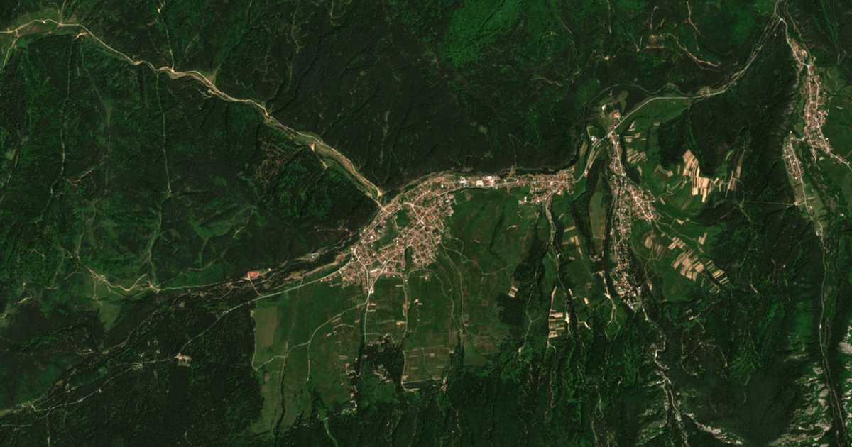 Mapa por satélite de Govedarci