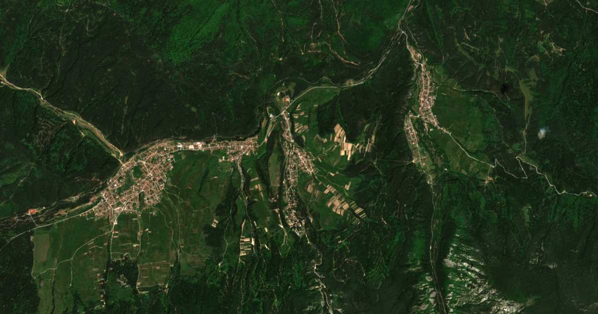 Mapa por satélite de Mala Cǎrkva