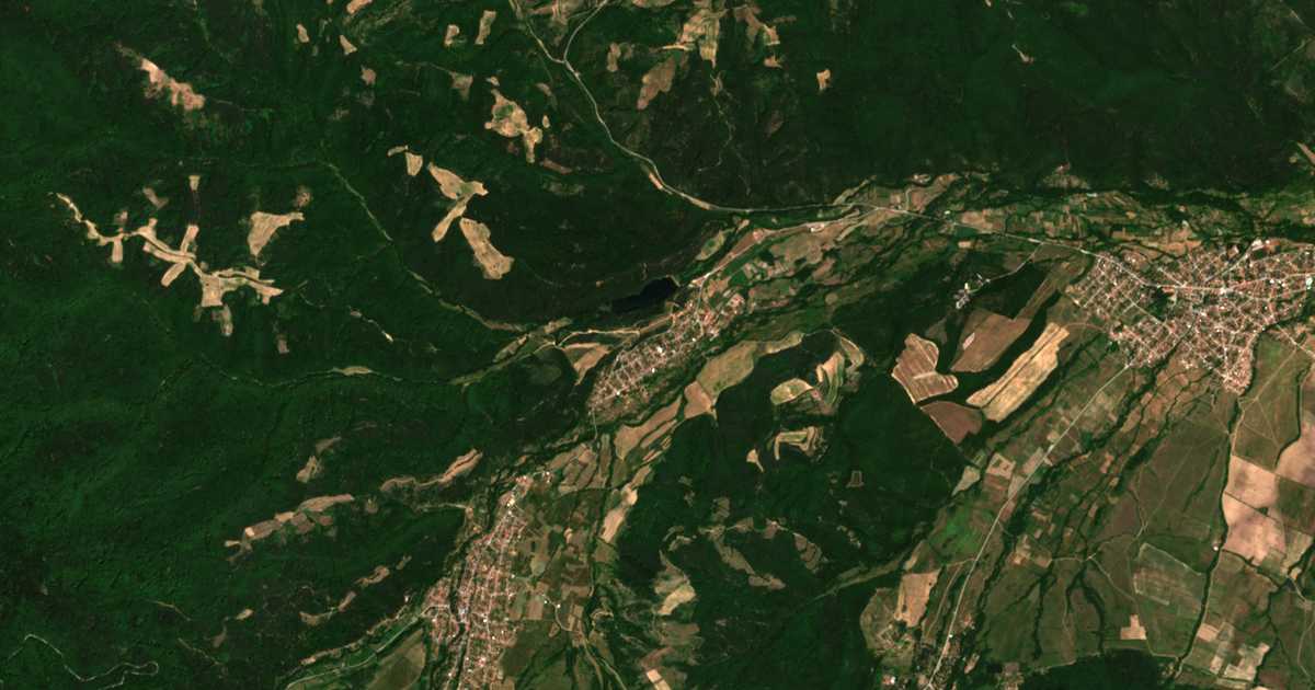 Mapa por satélite de Marica