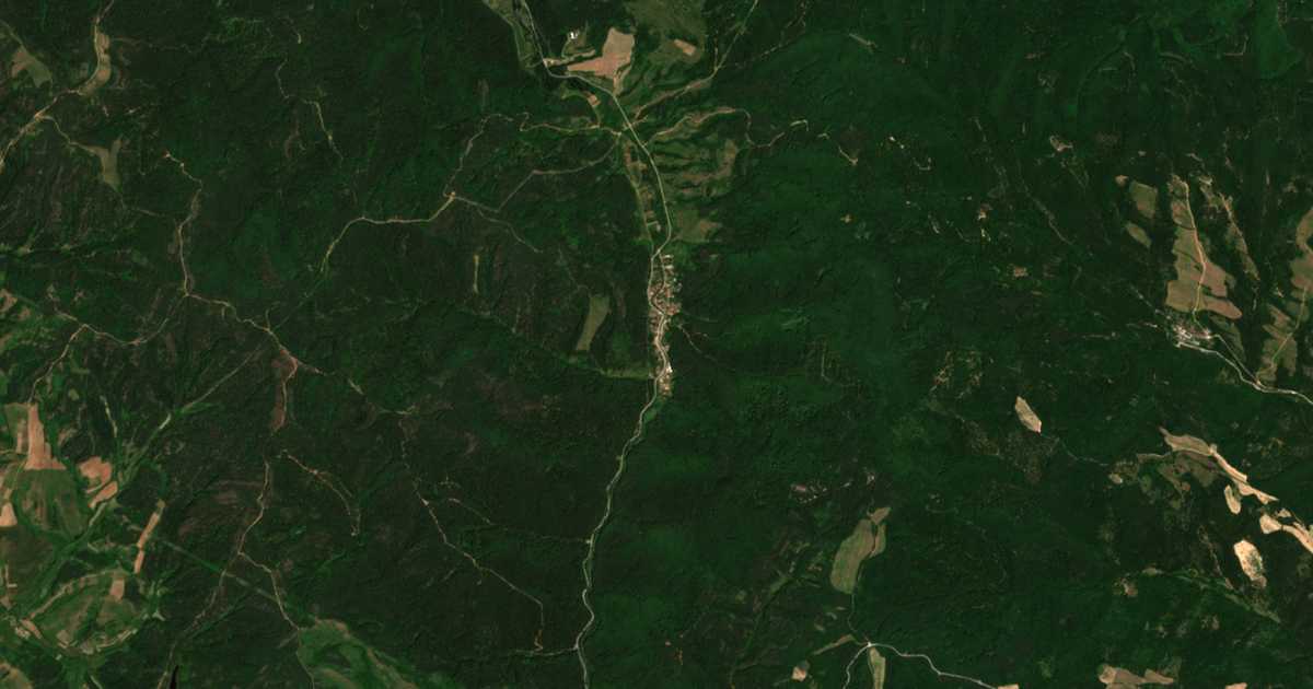 Mapa por satélite de Novo Selo