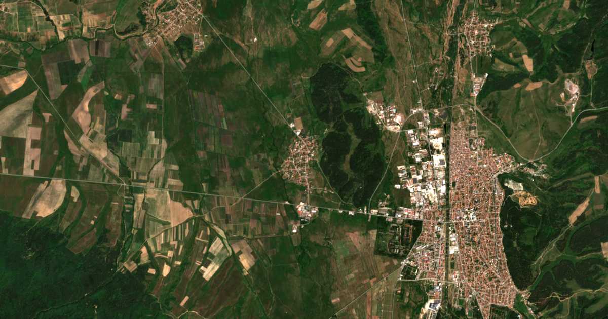 Mapa por satélite de Prodanovtsi