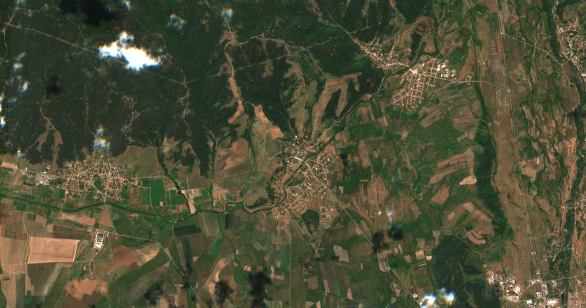 Mapa por satélite de Rajovo