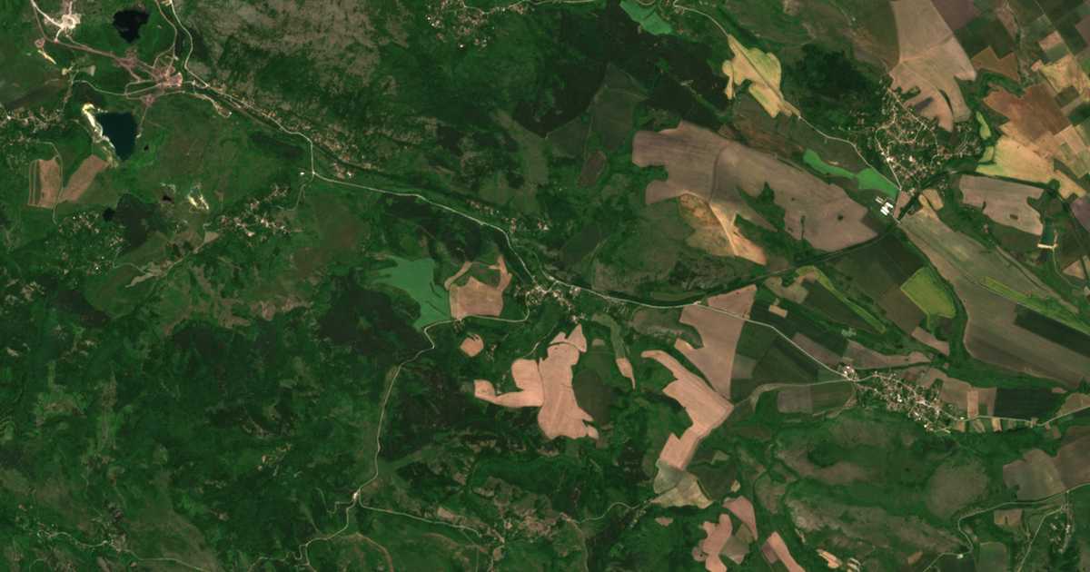 Mapa por satélite de Dragotinci
