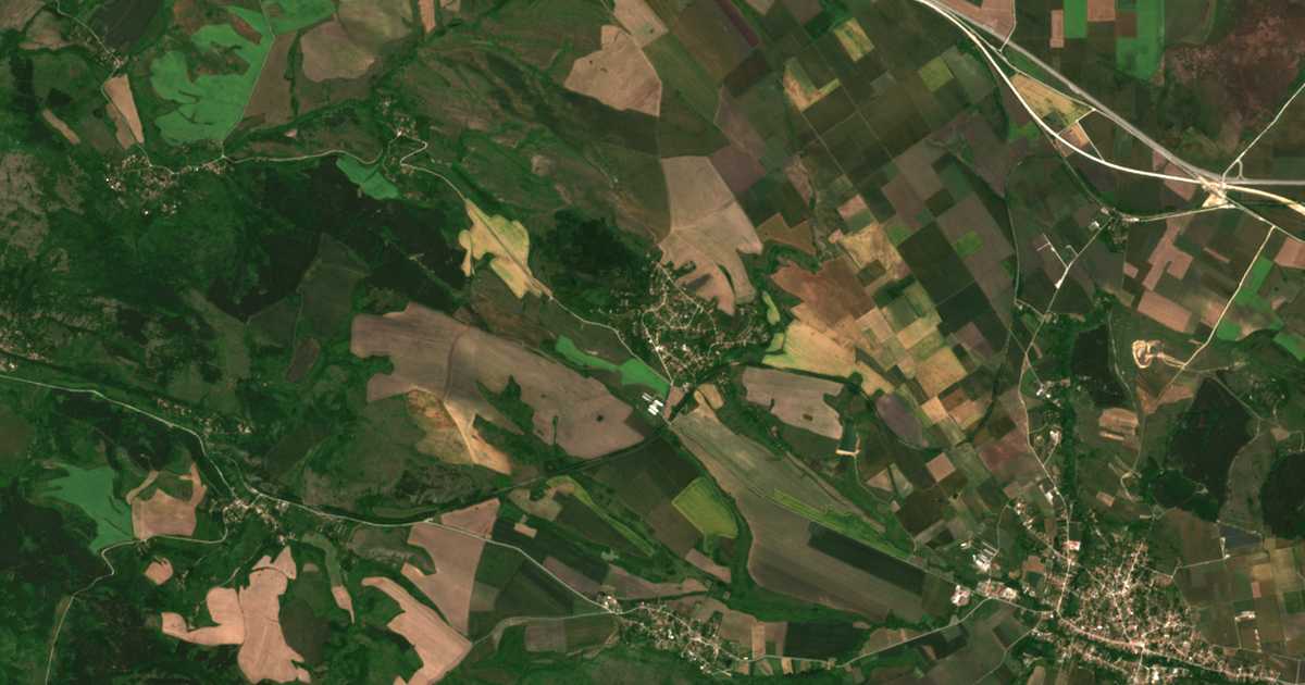 Mapa por satélite de Izvor