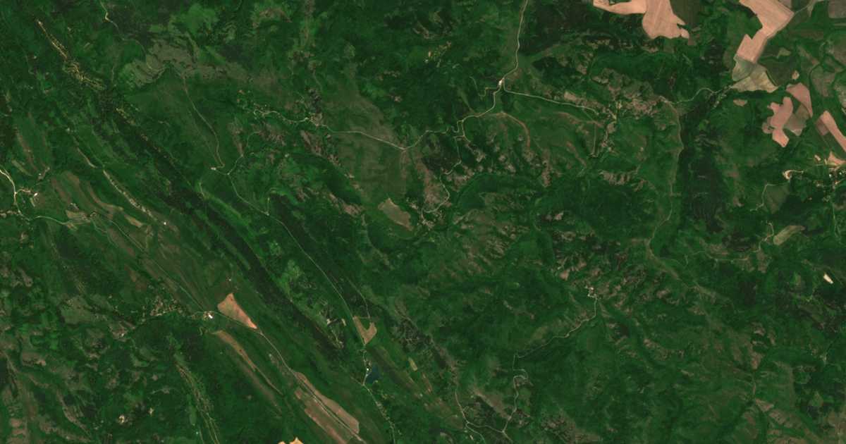 Mapa por satélite de Pištane