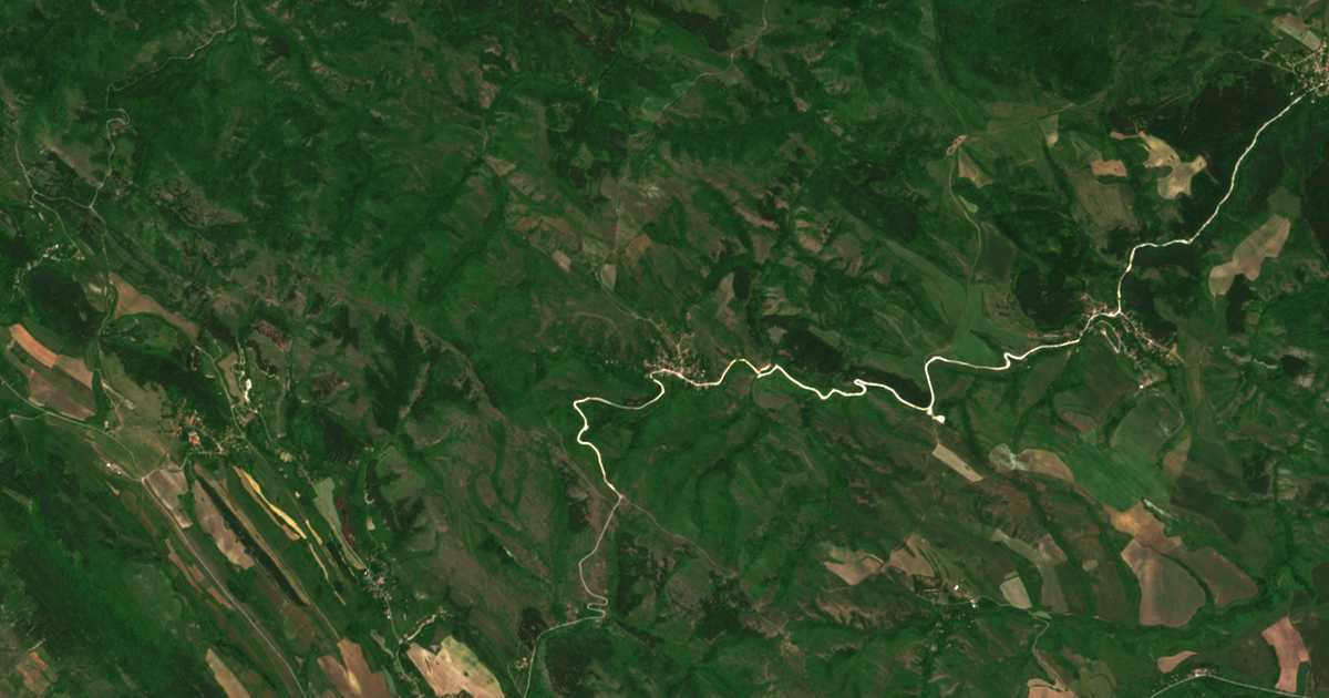 Mapa por satélite de Rakita