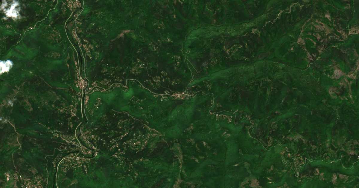 Mapa por satélite de Batulija