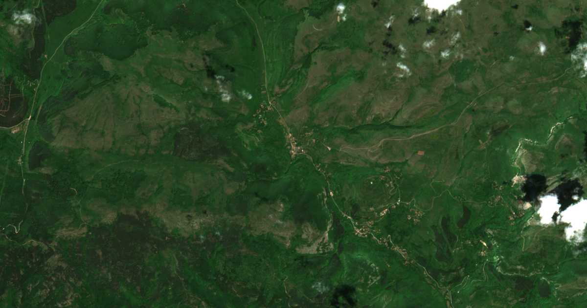 Mapa por satélite de Breze