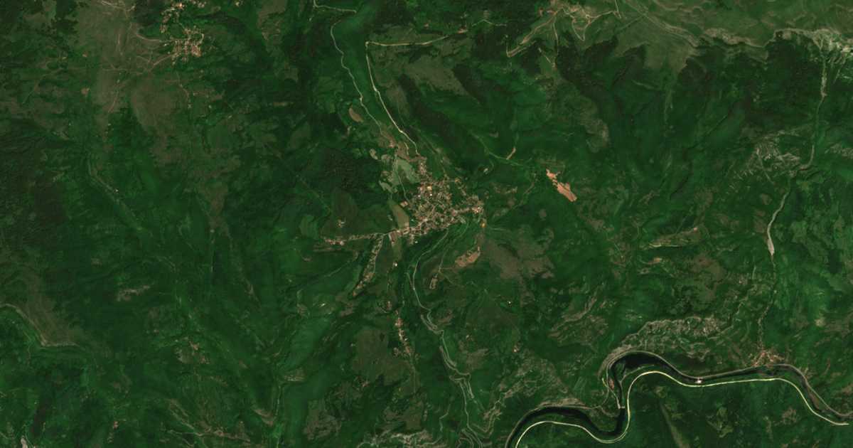 Mapa por satélite de Milanovo