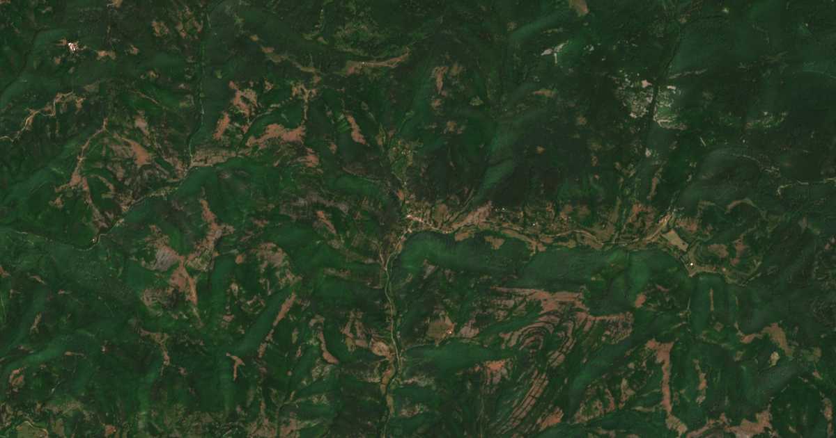 Mapa por satélite de Ogoja