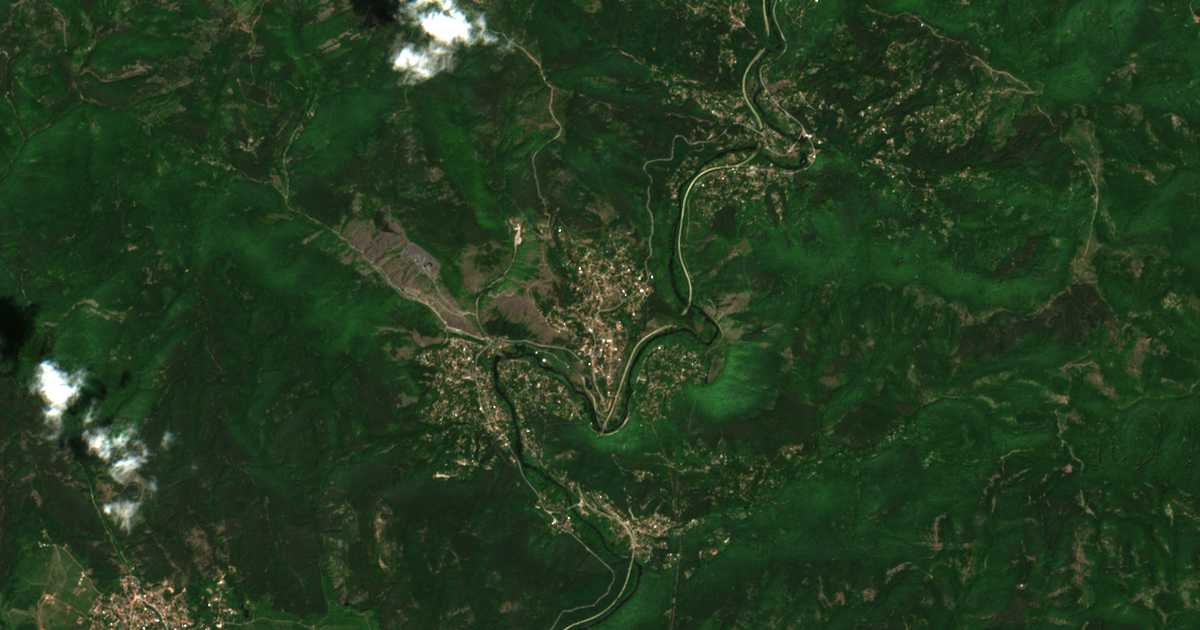 Mapa por satélite de Vlado Tričkov
