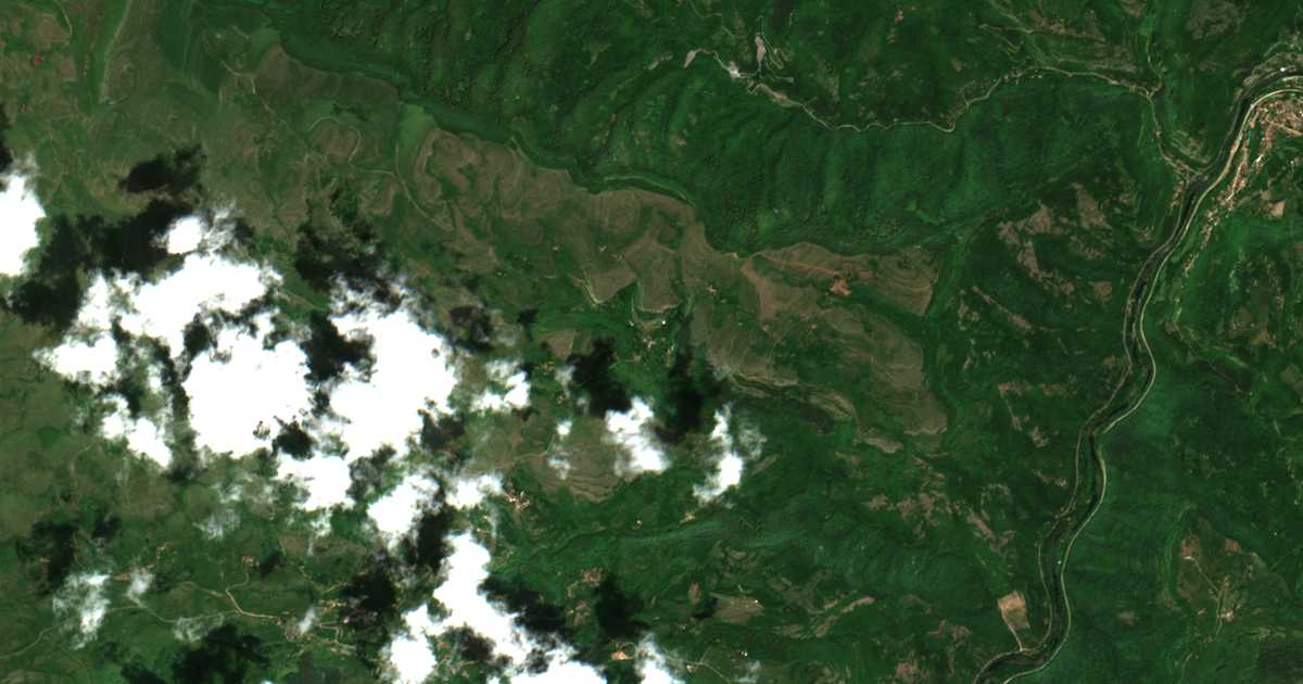 Mapa por satélite de Zanoge