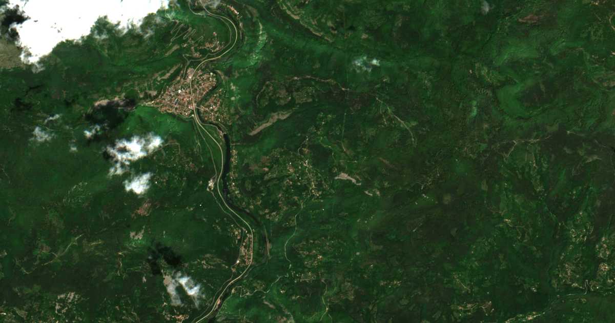 Mapa por satélite de Želen