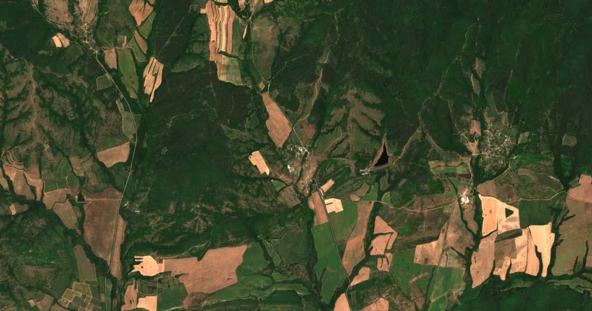 Mapa por satélite de Dolno novo selo