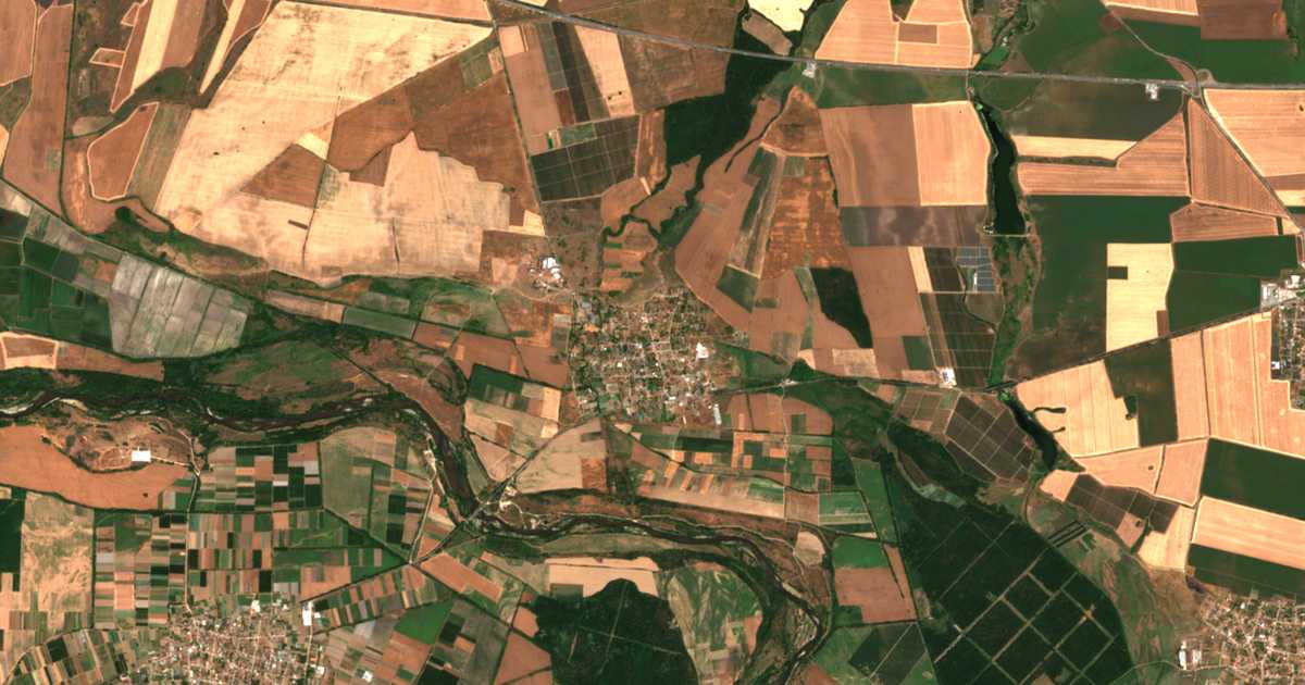 Mapa por satélite de Mirovo