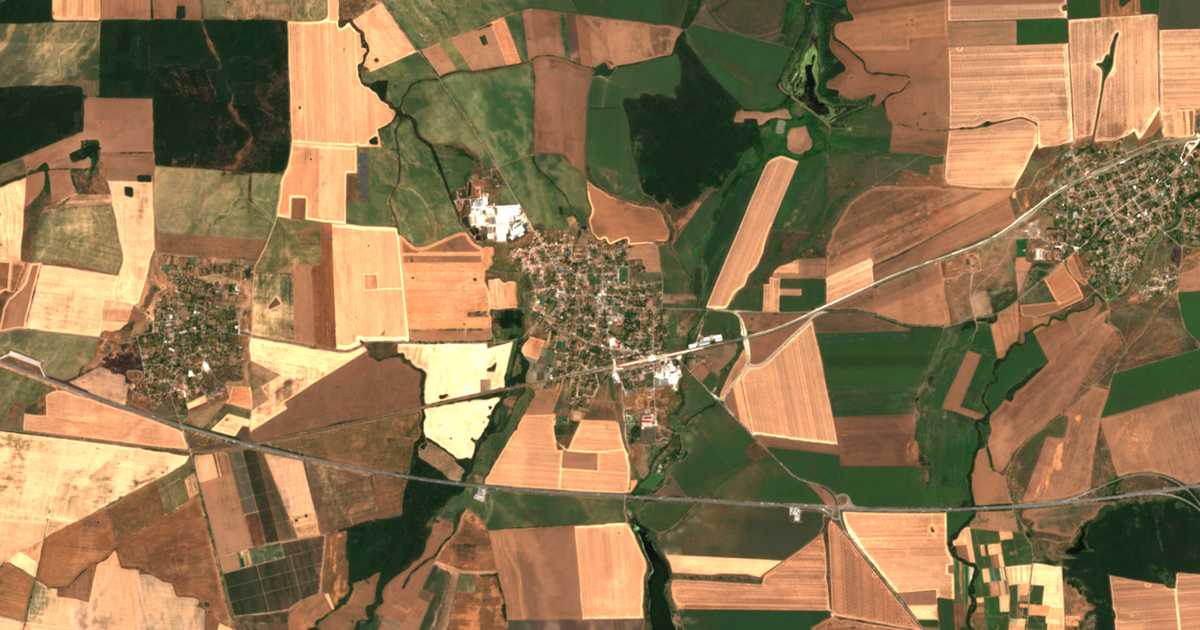 Mapa por satélite de Orizovo