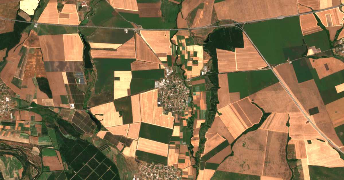 Mapa por satélite de Plodovitovo