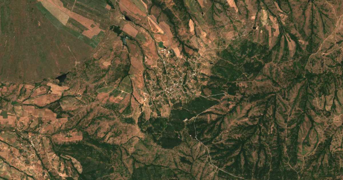 Mapa por satélite de Glavan