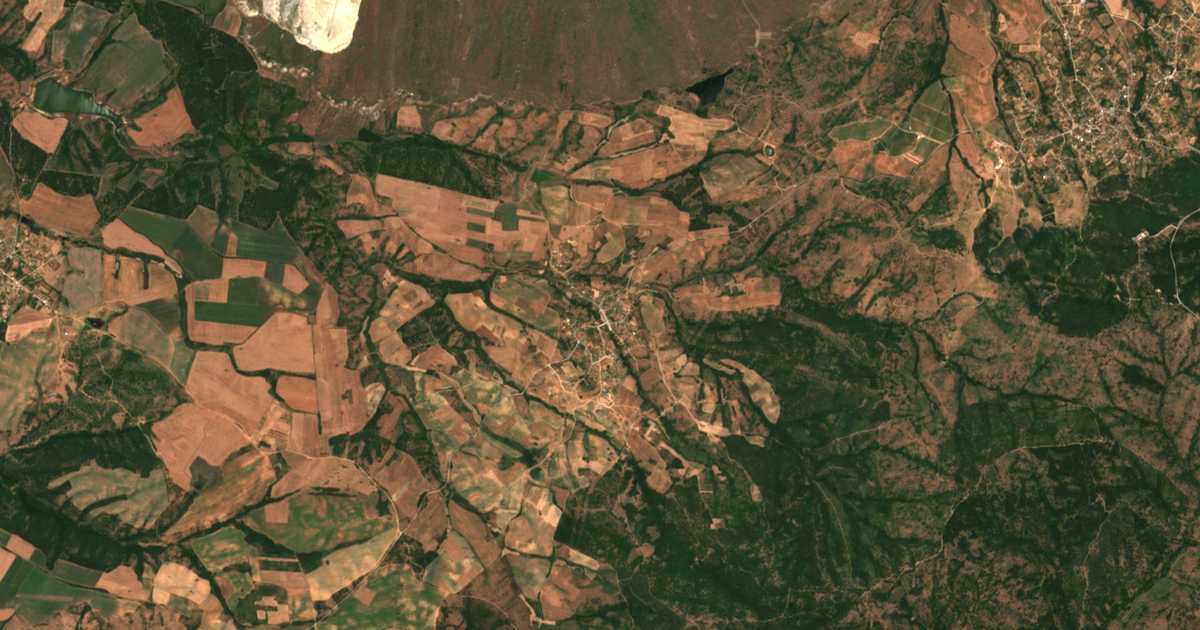 Mapa por satélite de Pomoštnik